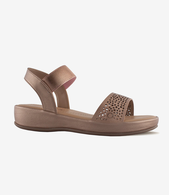 Shimmy Rose Gold – Wedge Heels for Women