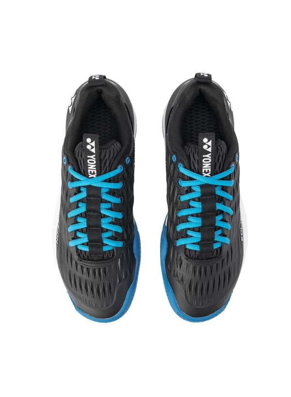 YONEX MEN'S POWER CUSHION ECLIPSION 3 TENNIS SHOES 2021 in Black/Blue