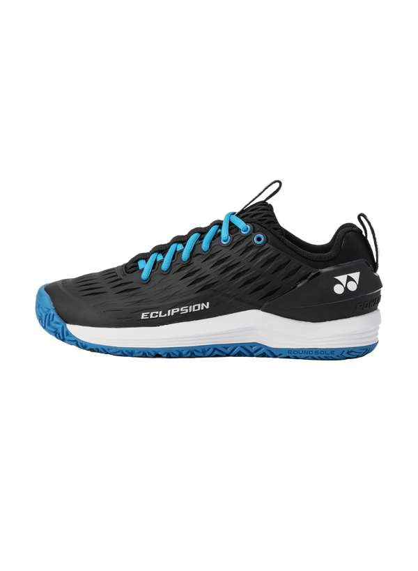 YONEX MEN'S POWER CUSHION ECLIPSION 3 TENNIS SHOES 2021 in Black/Blue
