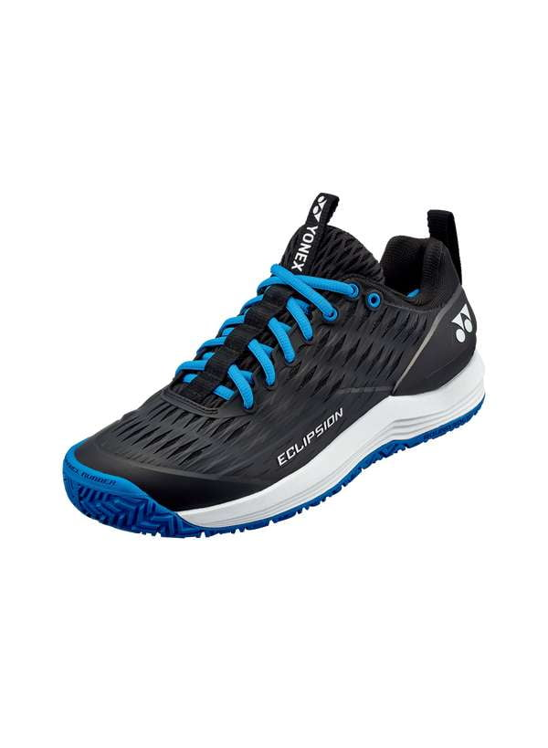 YONEX MEN'S POWER CUSHION ECLIPSION 3 TENNIS SHOES 2021 in Black/Blue