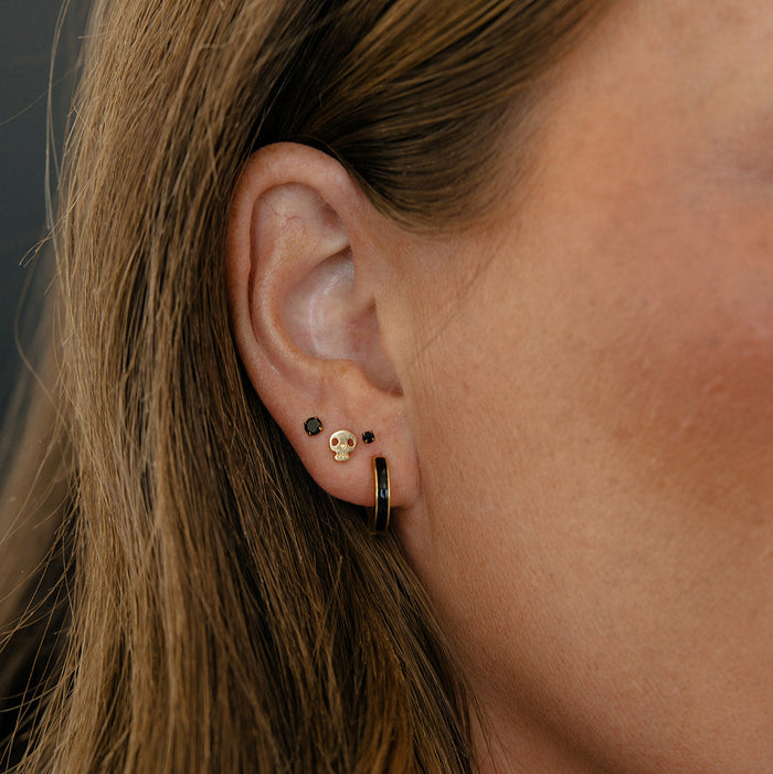 Skull Flat Back Stud