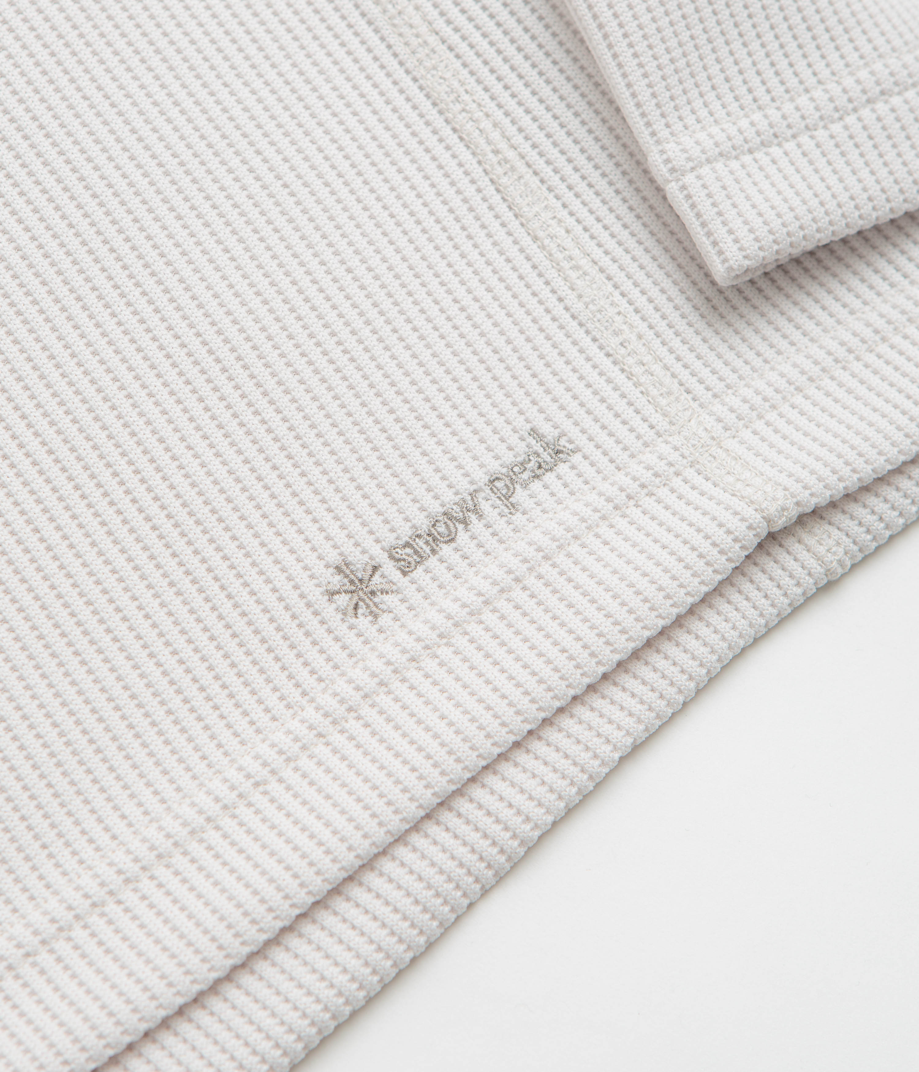 Snow Peak Dry Thermal Long Sleeve T-Shirt - Off White