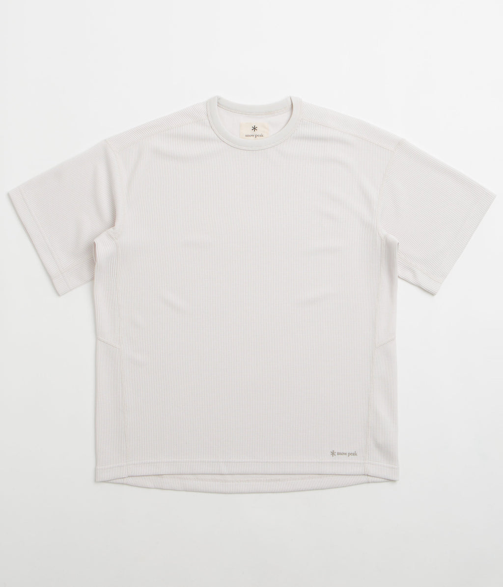 Snow Peak Dry Thermal T-Shirt - Off White