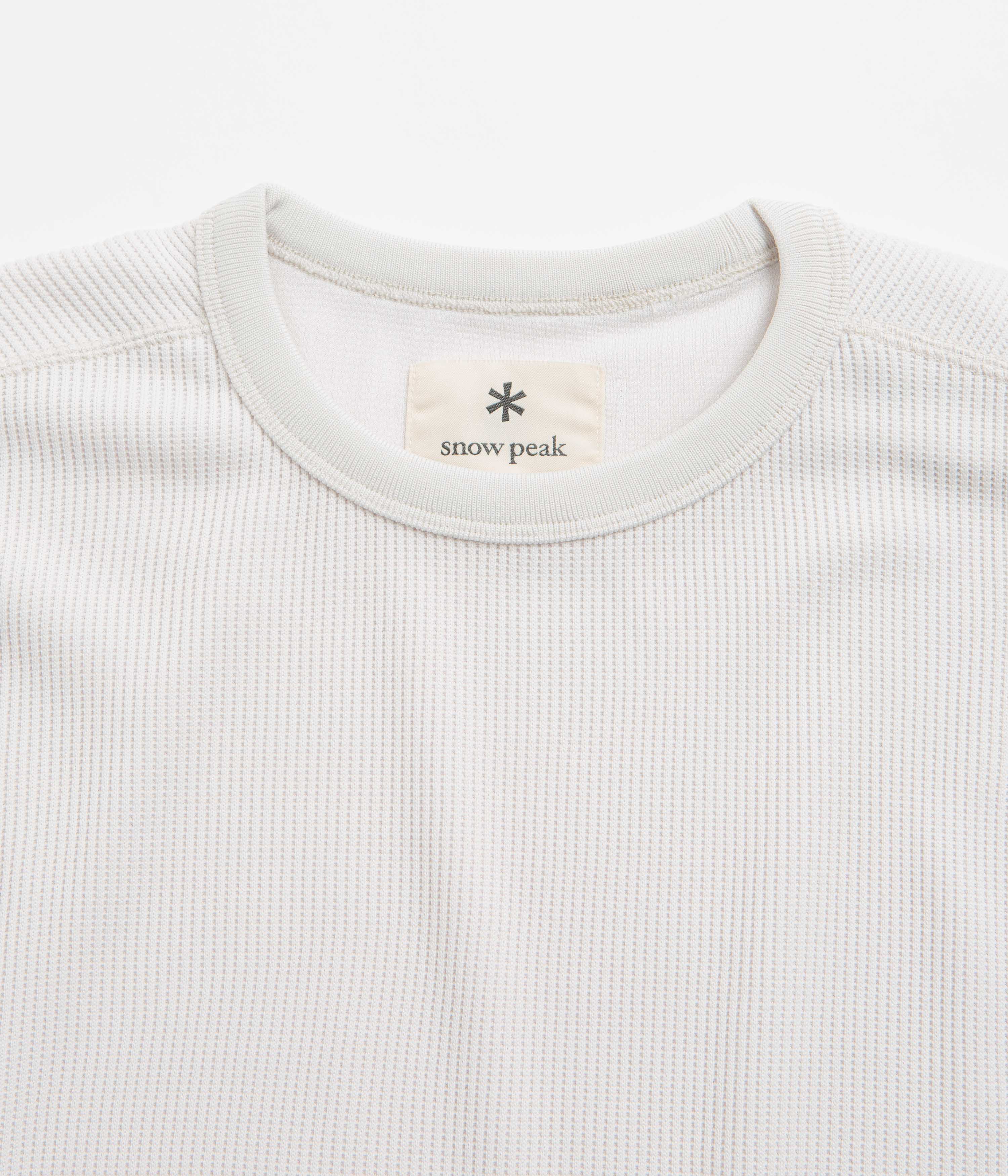 Snow Peak Dry Thermal T-Shirt - Off White