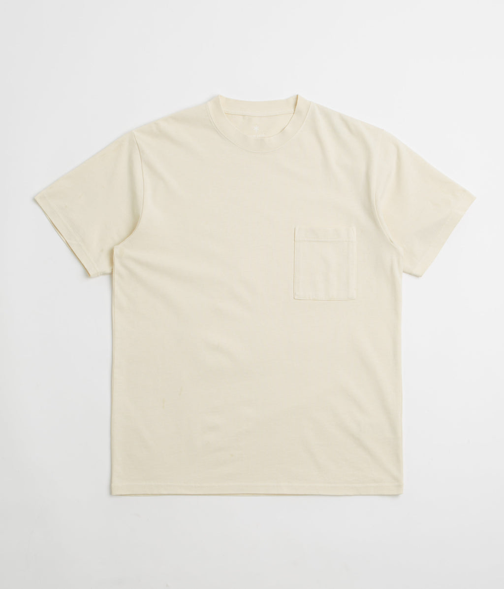 Snow Peak Garment Dyed T-Shirt - Ivory