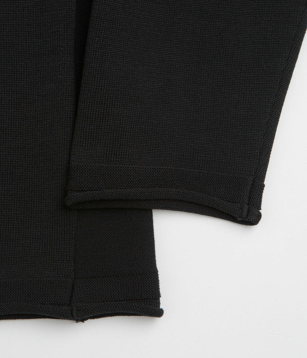 Snow Peak Knit Pullover Sweatshirt - Black