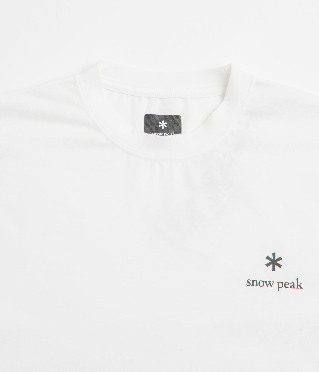 Snow Peak NSD Logo T-Shirt - Off White