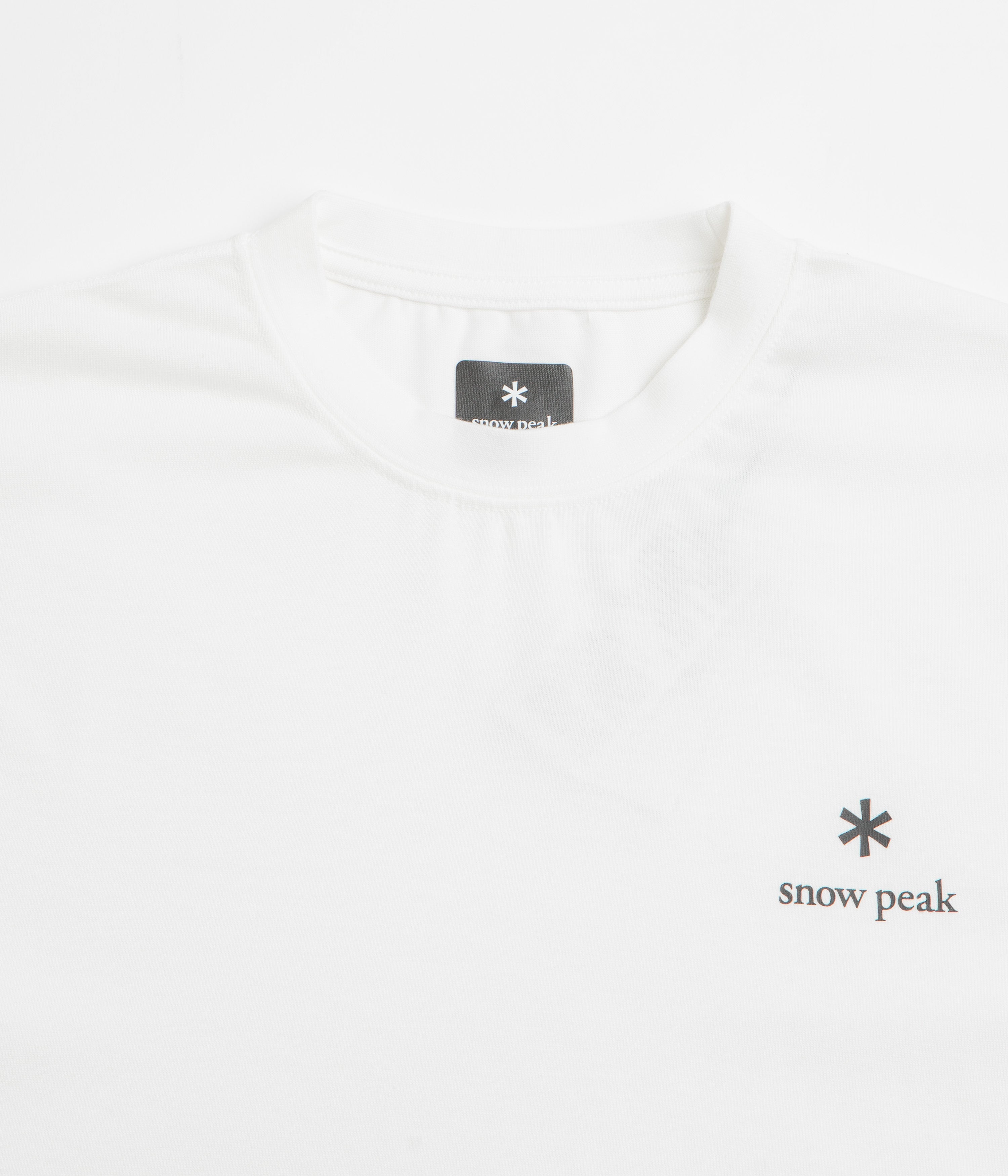 Snow Peak NSD Logo T-Shirt - Off White