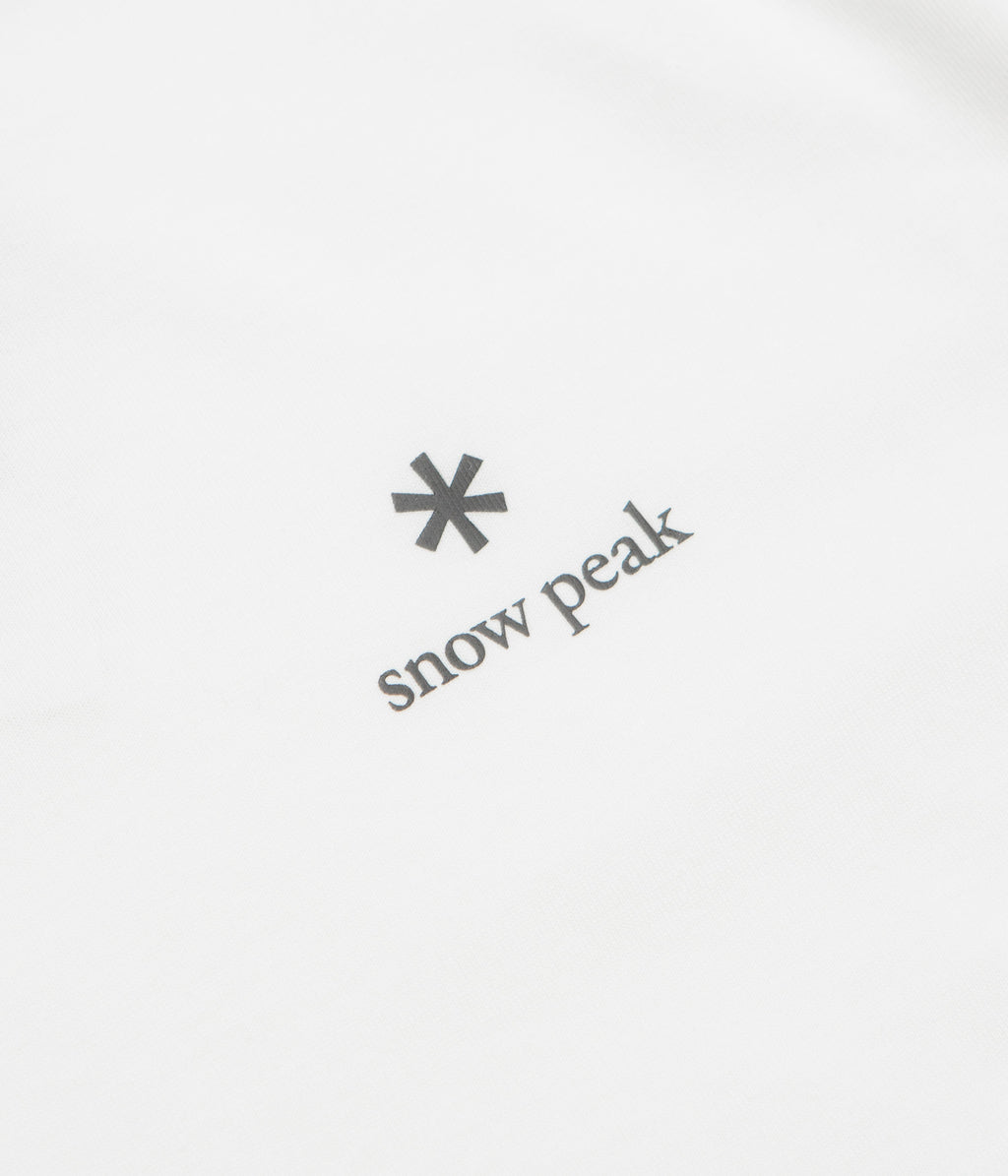 Snow Peak NSD Logo T-Shirt - Off White
