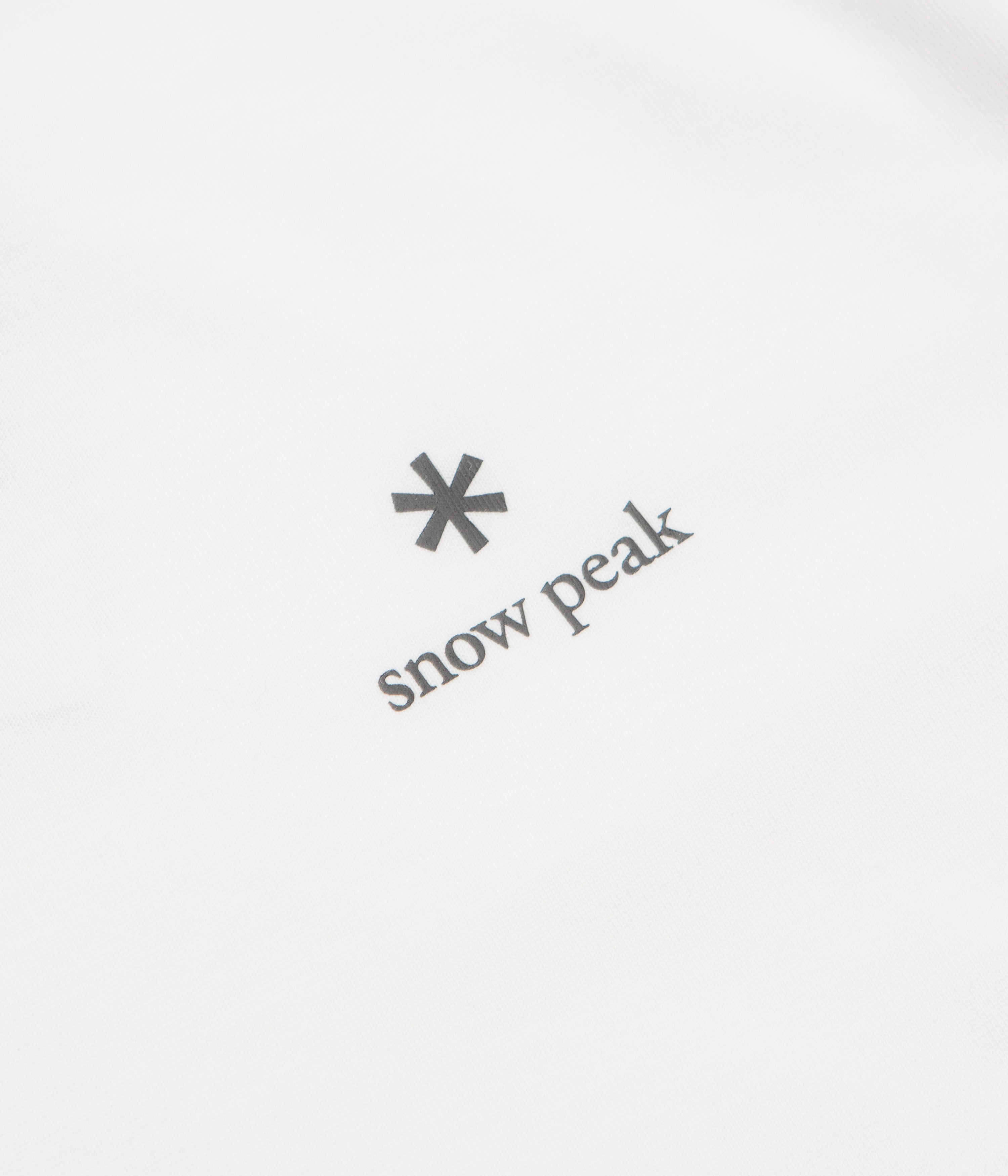 Snow Peak NSD Logo T-Shirt - Off White