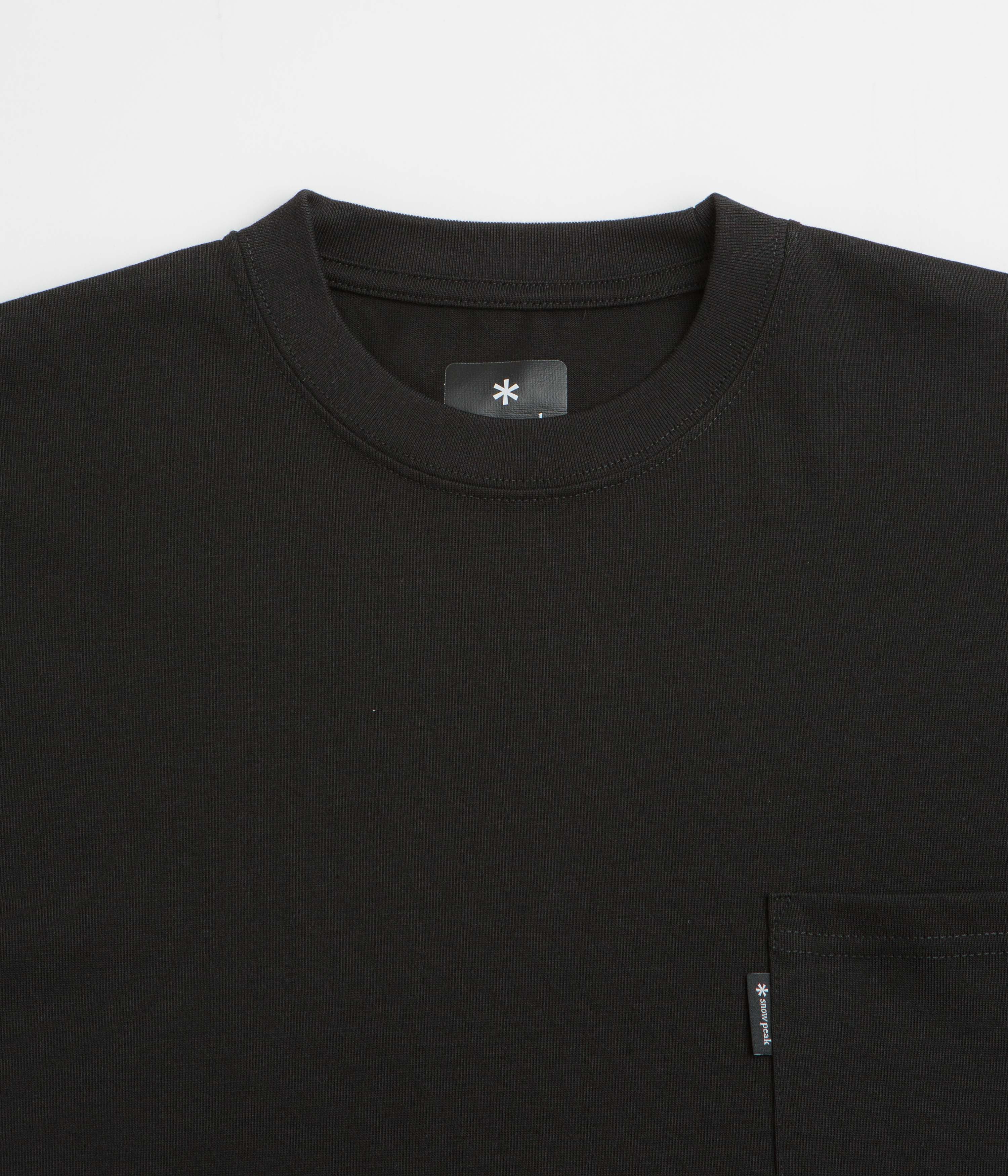 Snow Peak NSD Pocket T-Shirt - Black