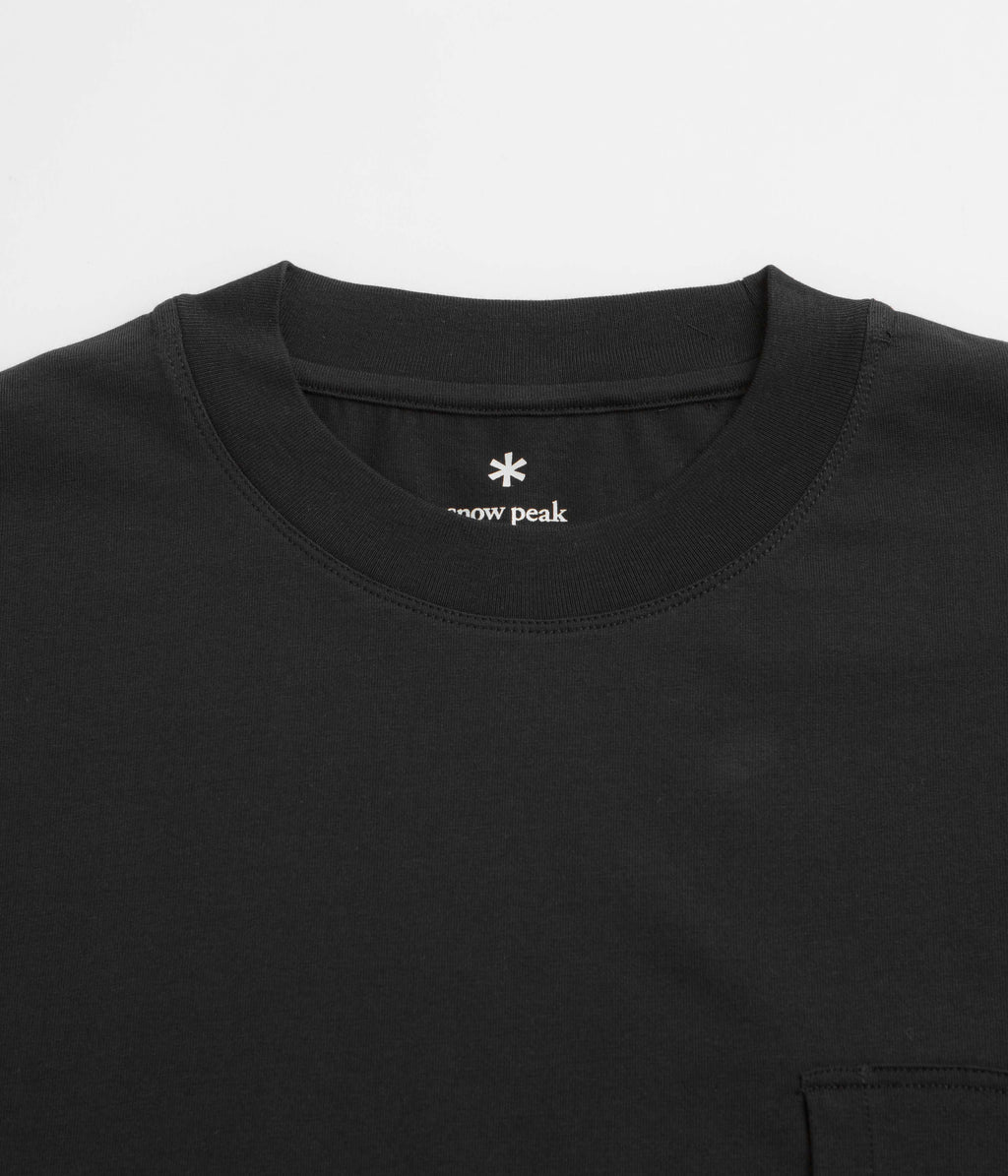 Snow Peak OG Mercerized T-Shirt - Black