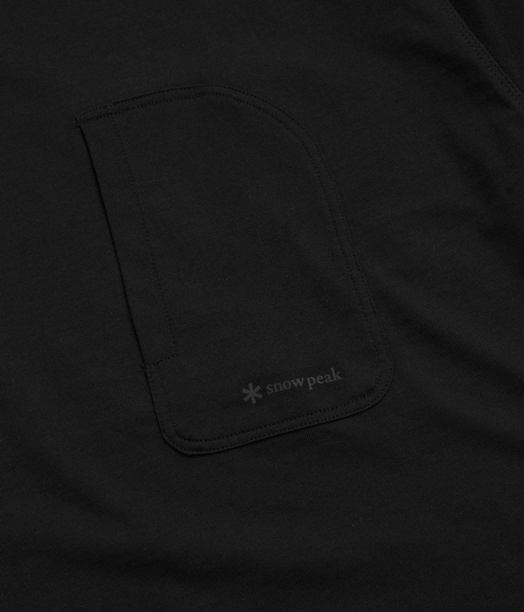 Snow Peak OG Mercerized T-Shirt - Black
