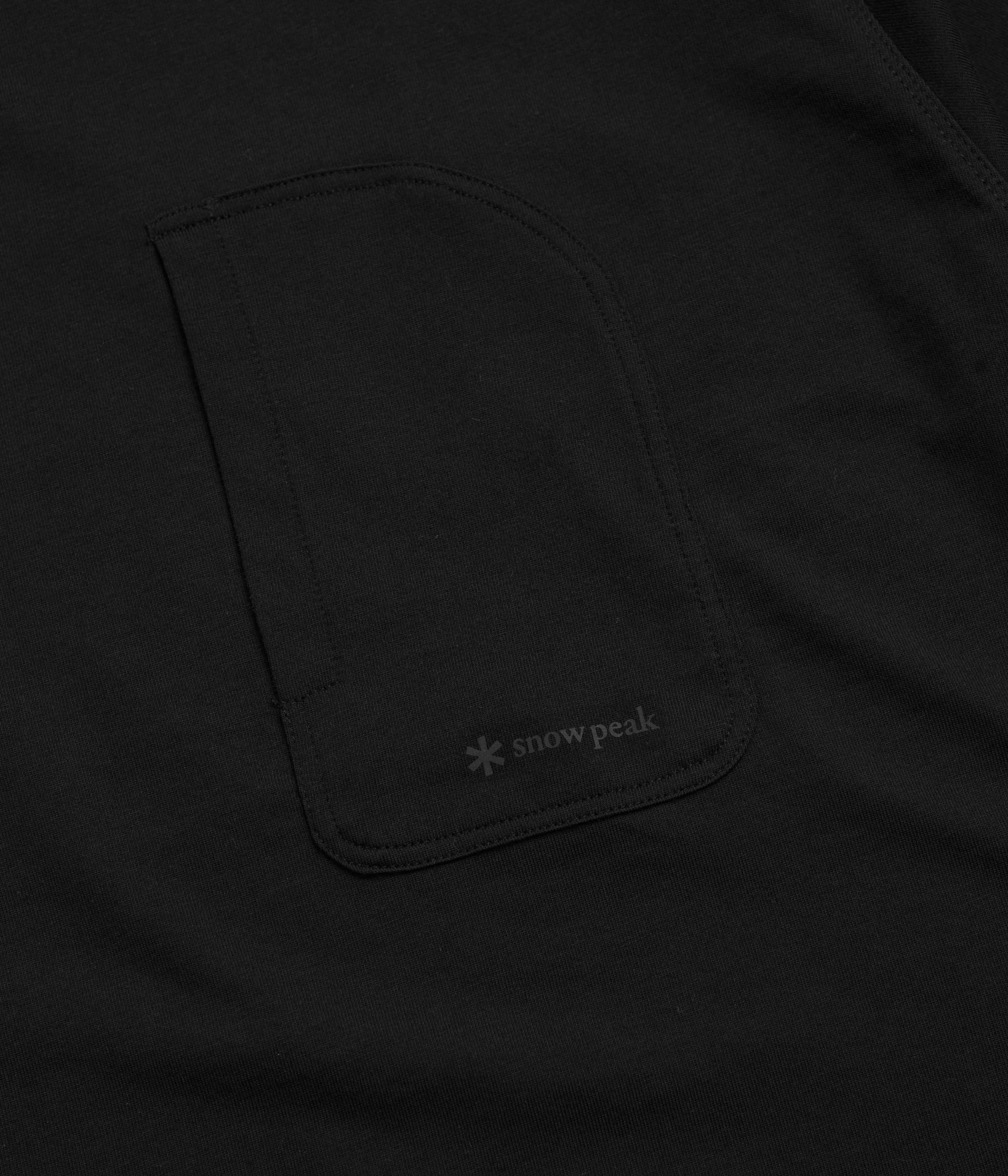 Snow Peak OG Mercerized T-Shirt - Black