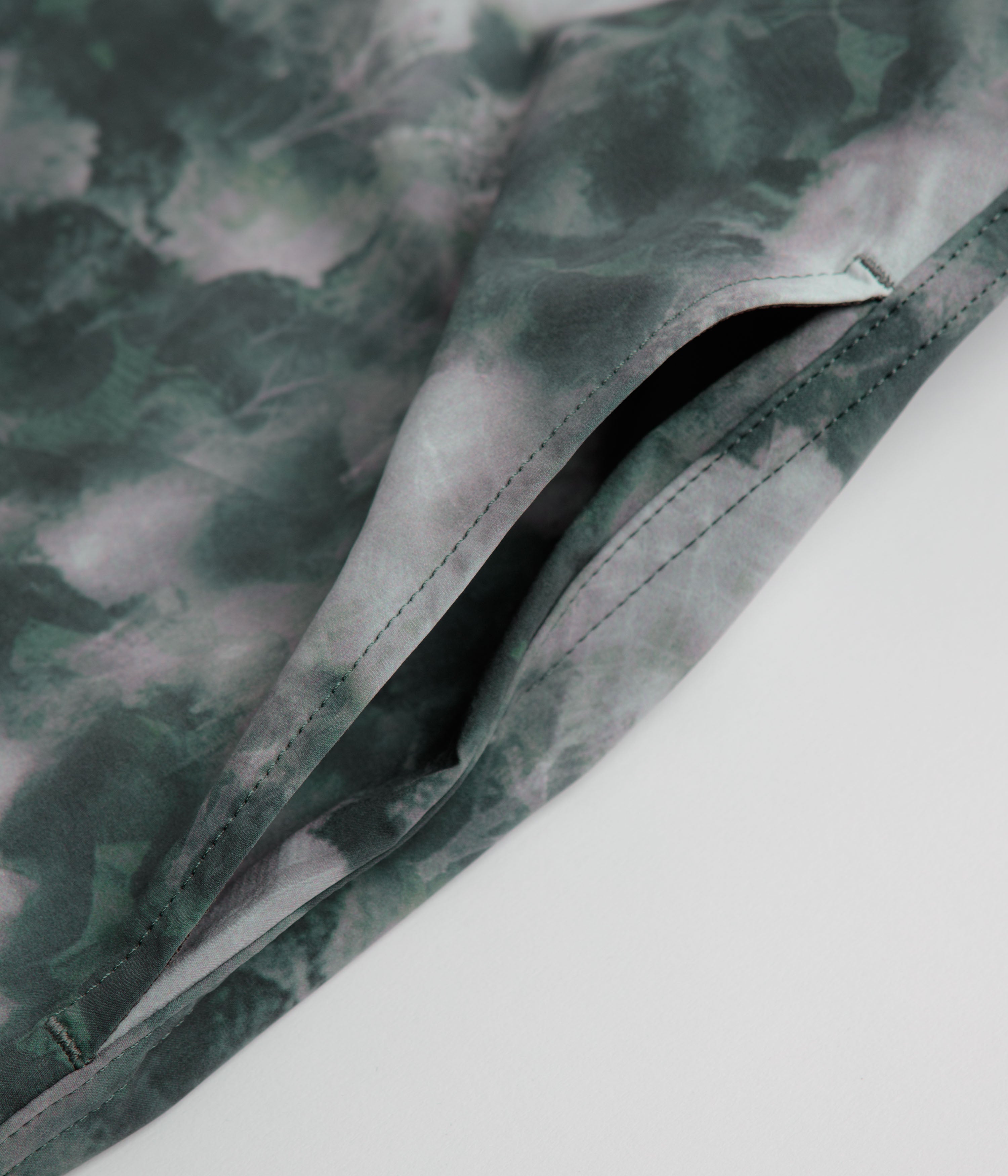 Snow Peak Patterned Mori Short Sleeve Shirt - Green