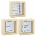 Spardosen 3er Set Cepewa – Traumauto, Weltreise & Millionär, 14,5 × 14,5 × 6,5 cm