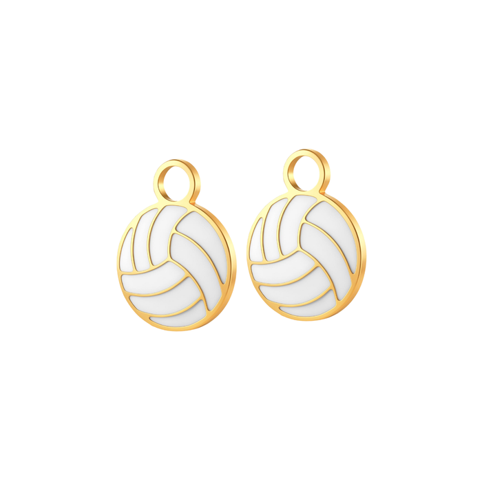 Spike It Enamel Hoop Charm