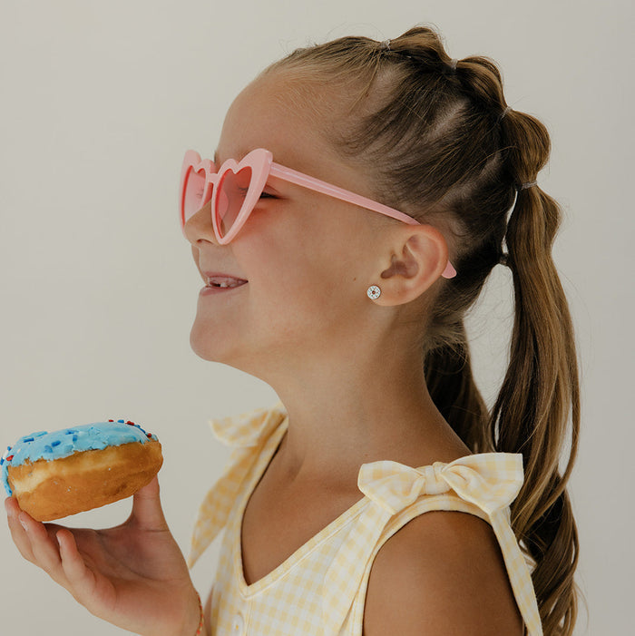 Sprinkled Donut Flat Back Stud
