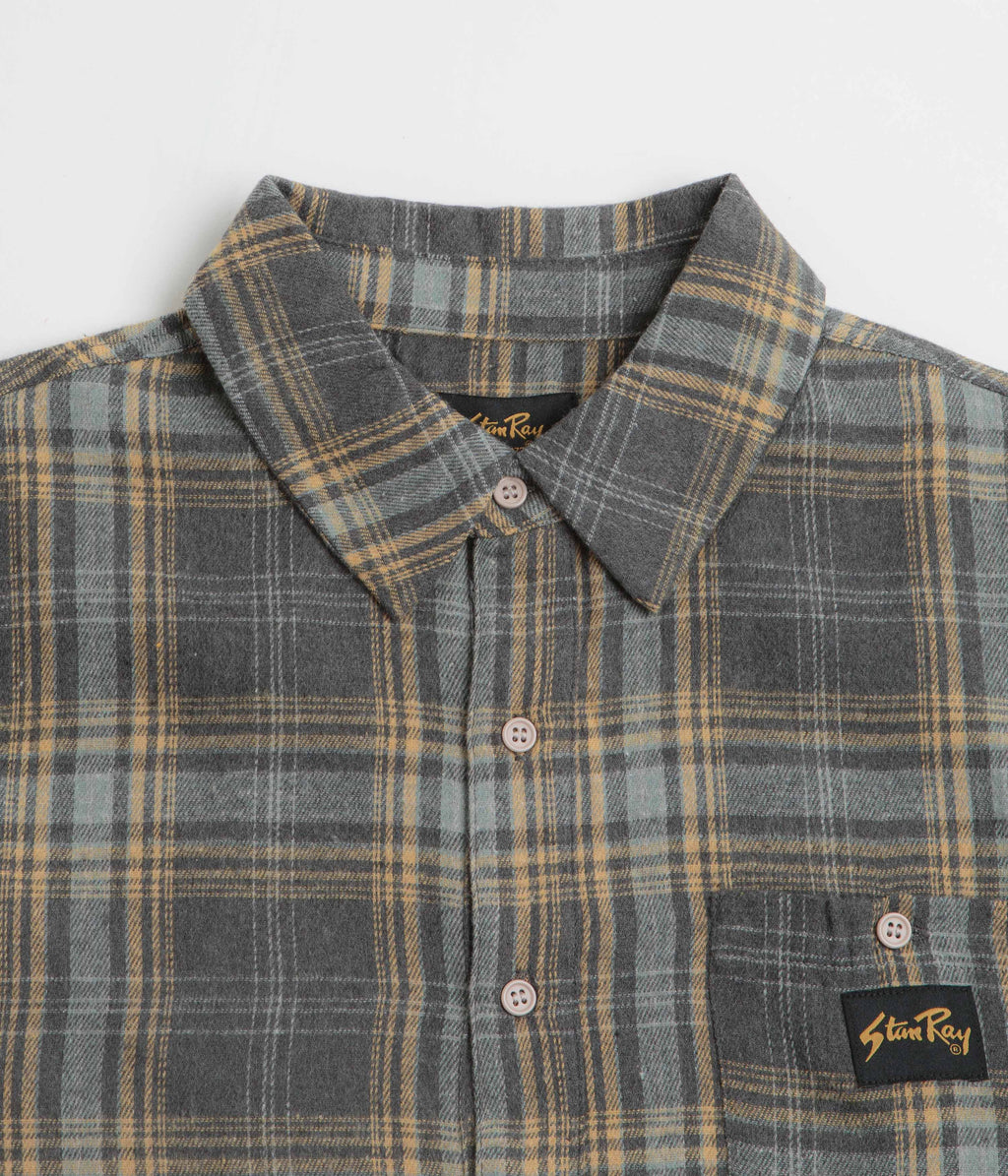 Stan Ray Flannel Shirt - Charcoal Plaid