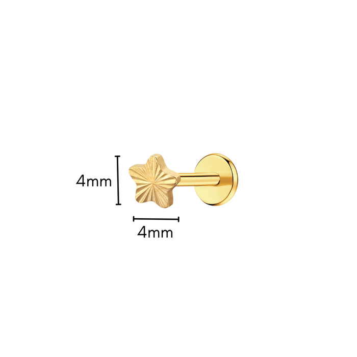 Starburst Flat Back Stud