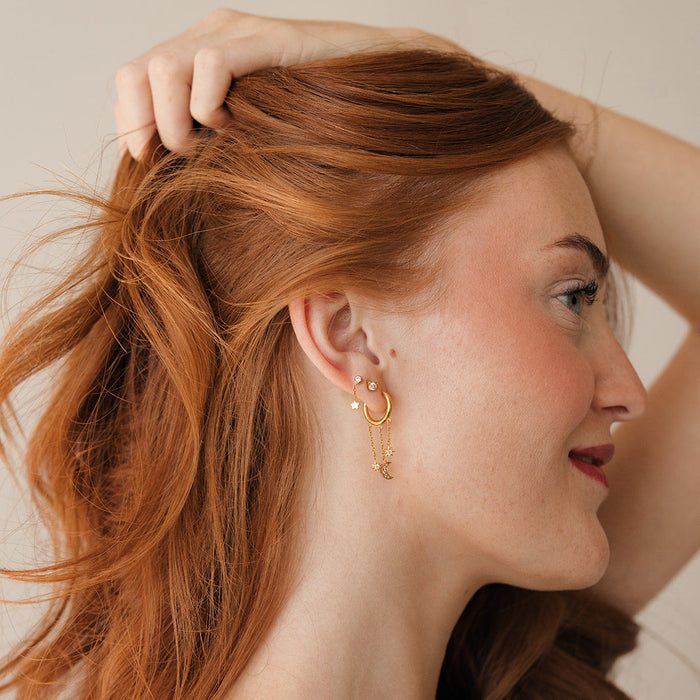 Stardrop Flat Back Stud