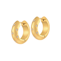 Starfall Hoops in Titanium
