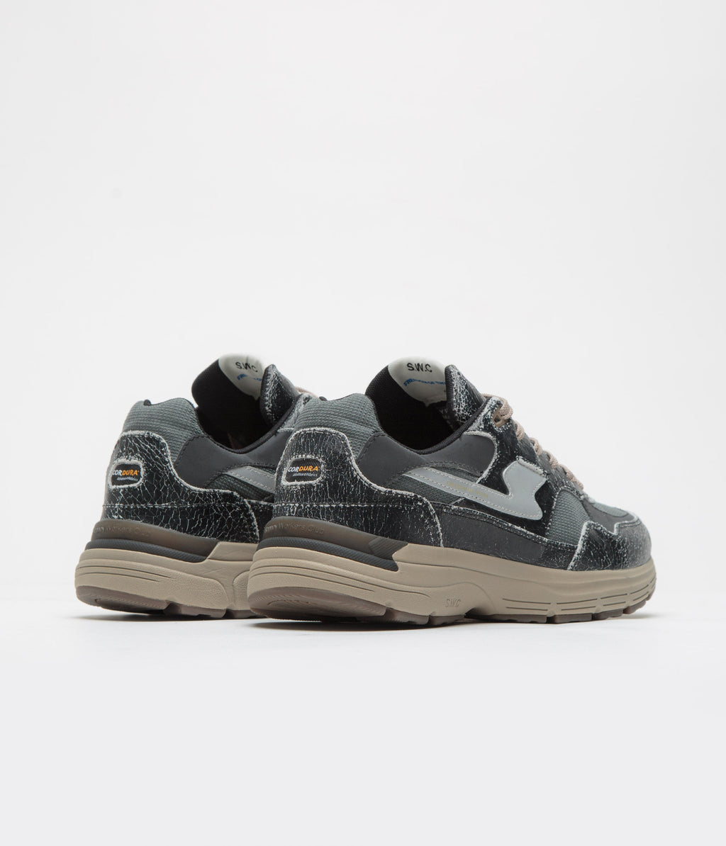 Stepney Workers Club Amiel S-Strike Geo-Merged Shoes - Cordura Black
