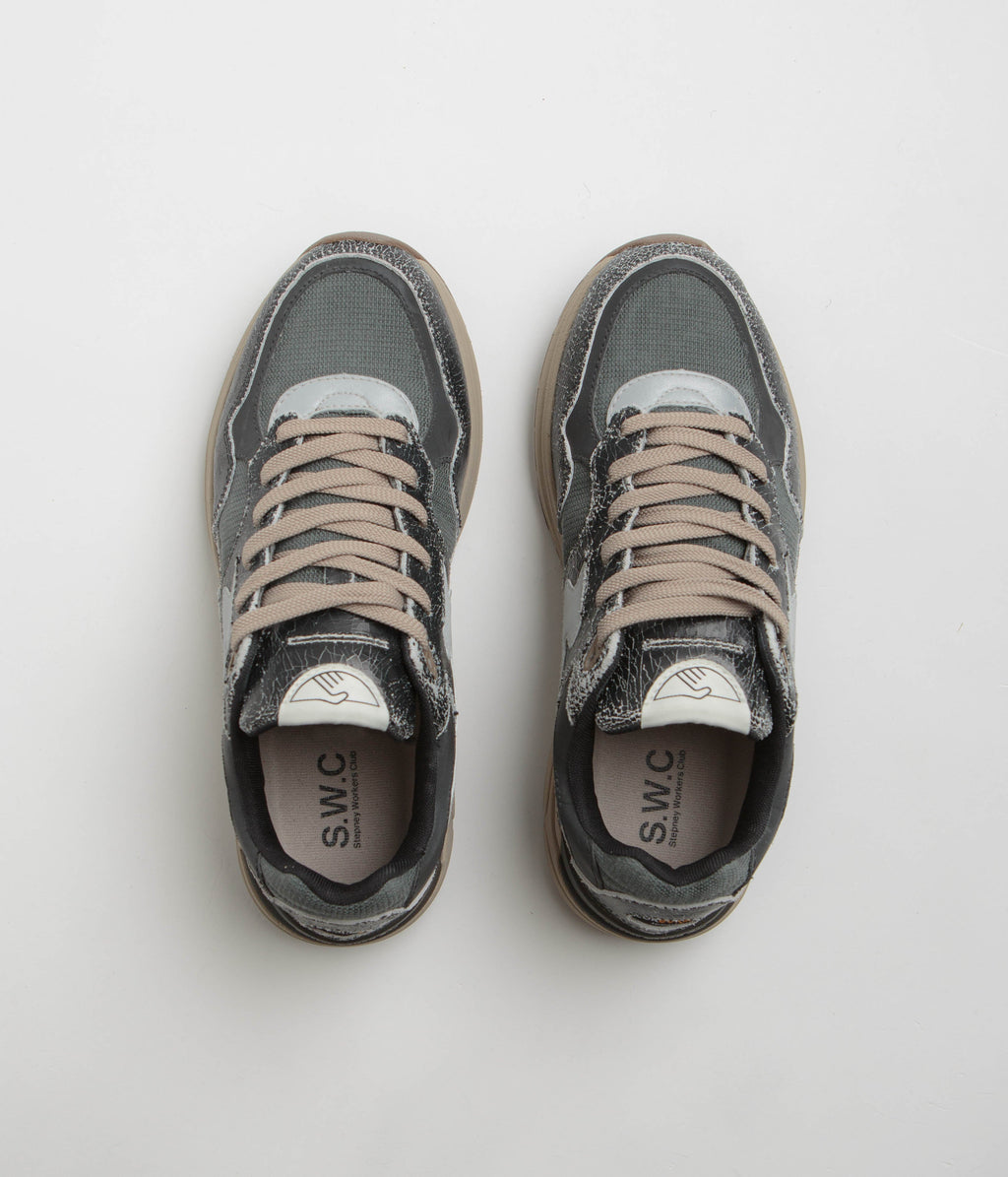 Stepney Workers Club Amiel S-Strike Geo-Merged Shoes - Cordura Black