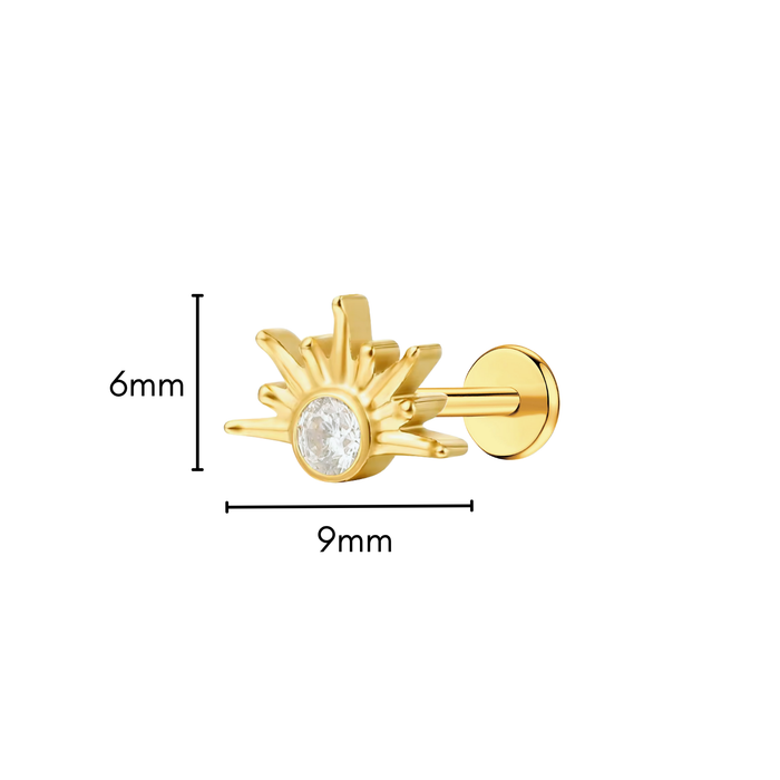 Sunrise Flat Back Stud