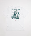 The North Face Basecamp Barista Relaxed T-Shirt - TNF White / Pacific Teal