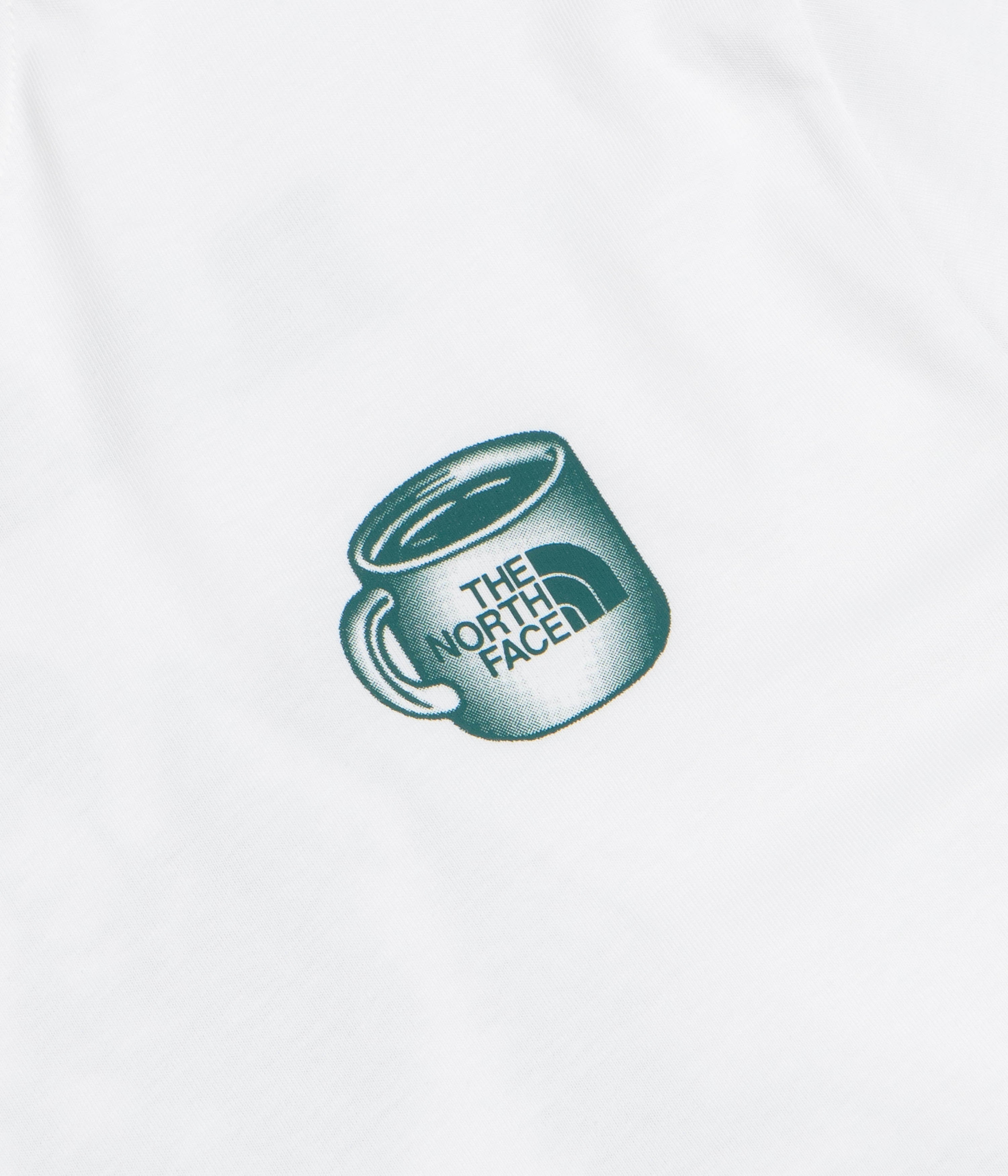 The North Face Basecamp Barista Relaxed T-Shirt - TNF White / Pacific Teal