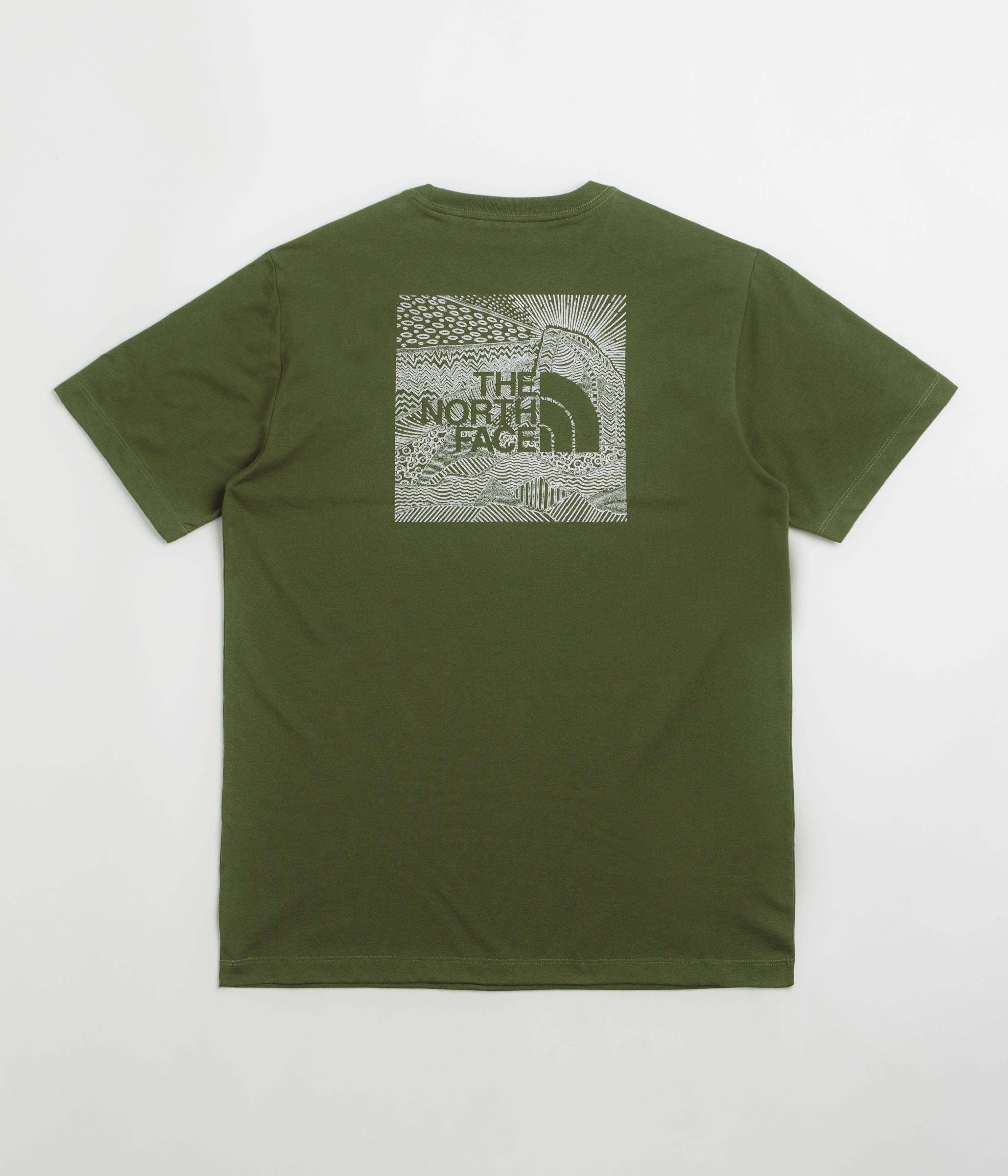 The North Face Box NSE Celebration T-Shirt - Woodland Green