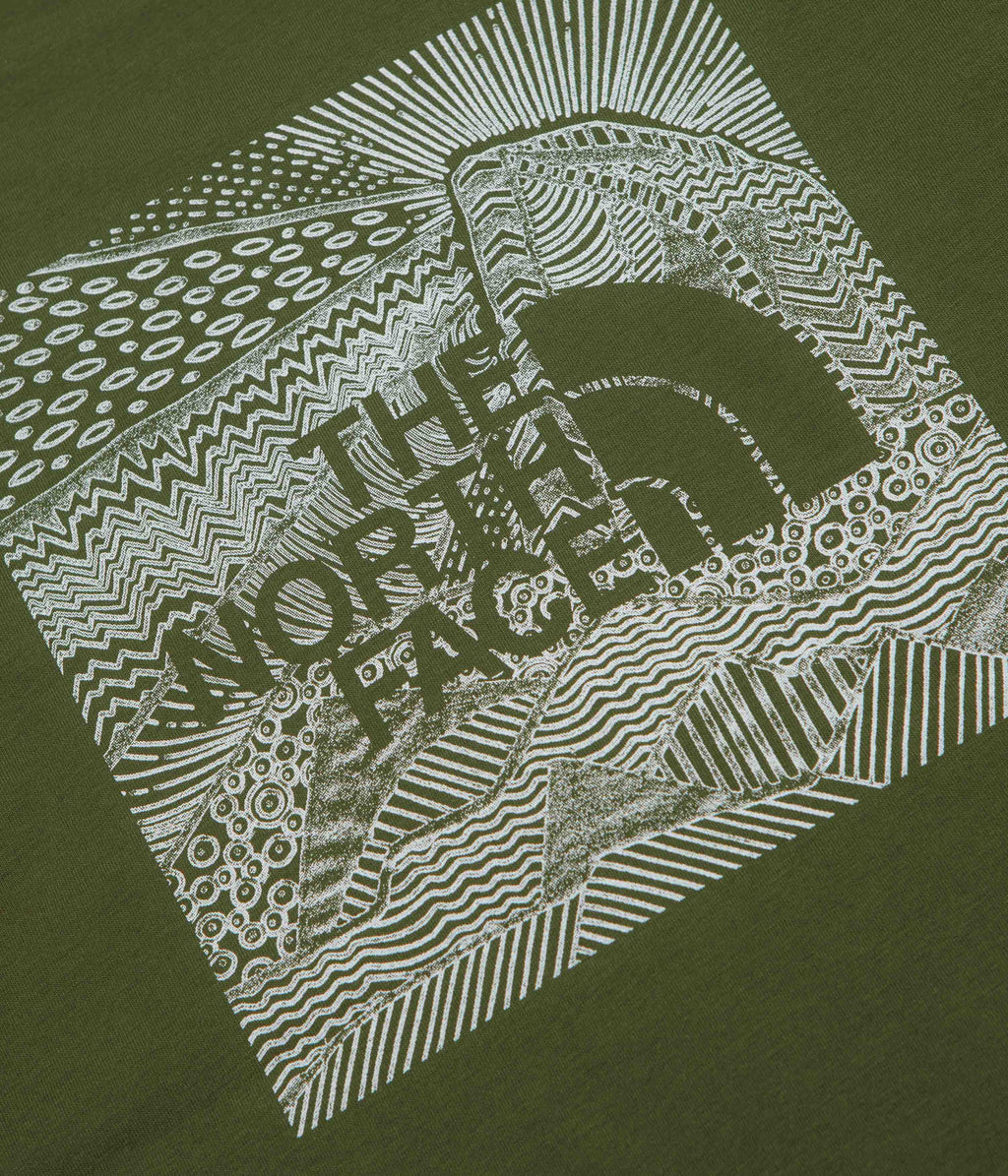 The North Face Box NSE Celebration T-Shirt - Woodland Green