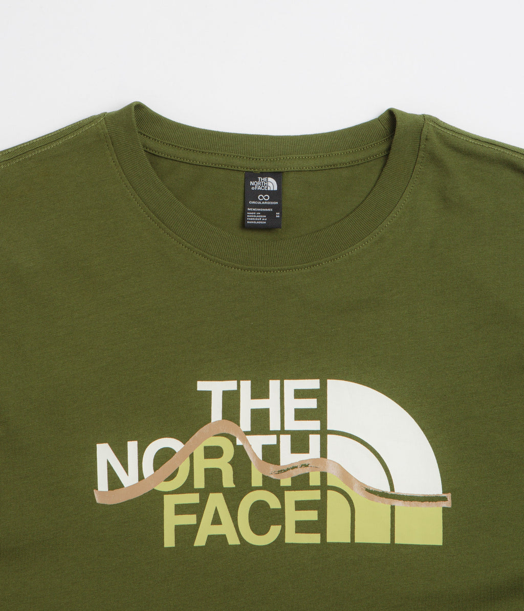 The North Face Mountain Line T-Shirt - Woodland Green