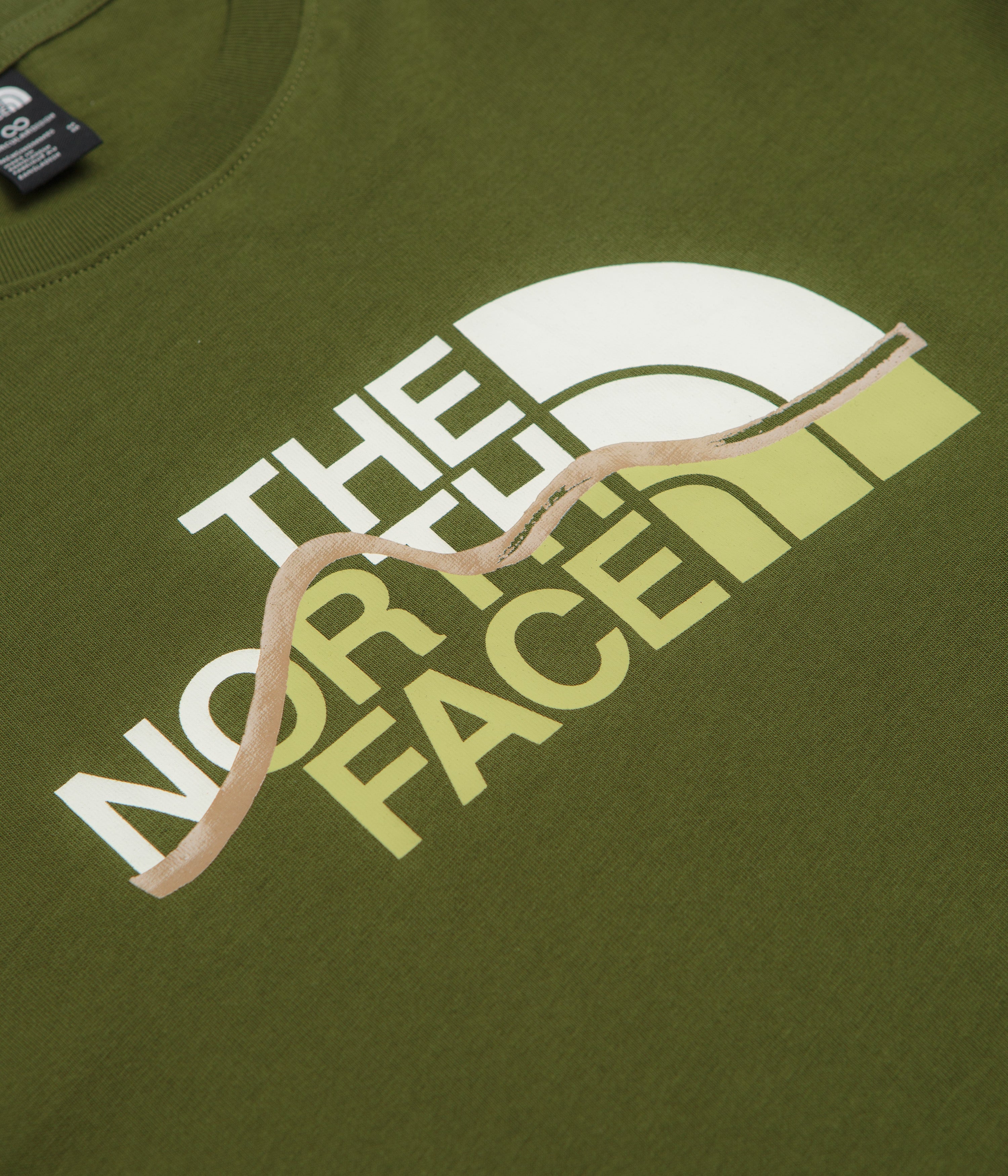 The North Face Mountain Line T-Shirt - Woodland Green