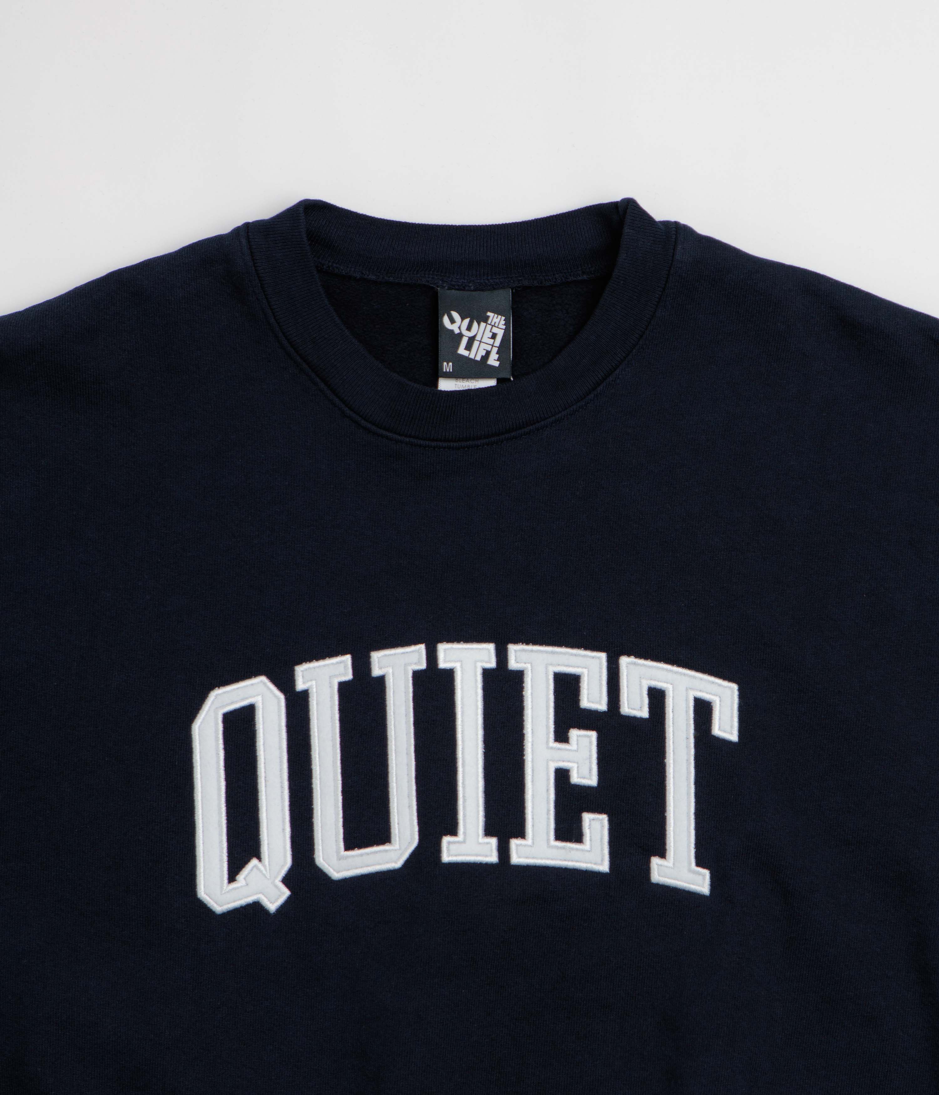 The Quiet Life Arch Applique Crewneck Sweatshirt - Navy