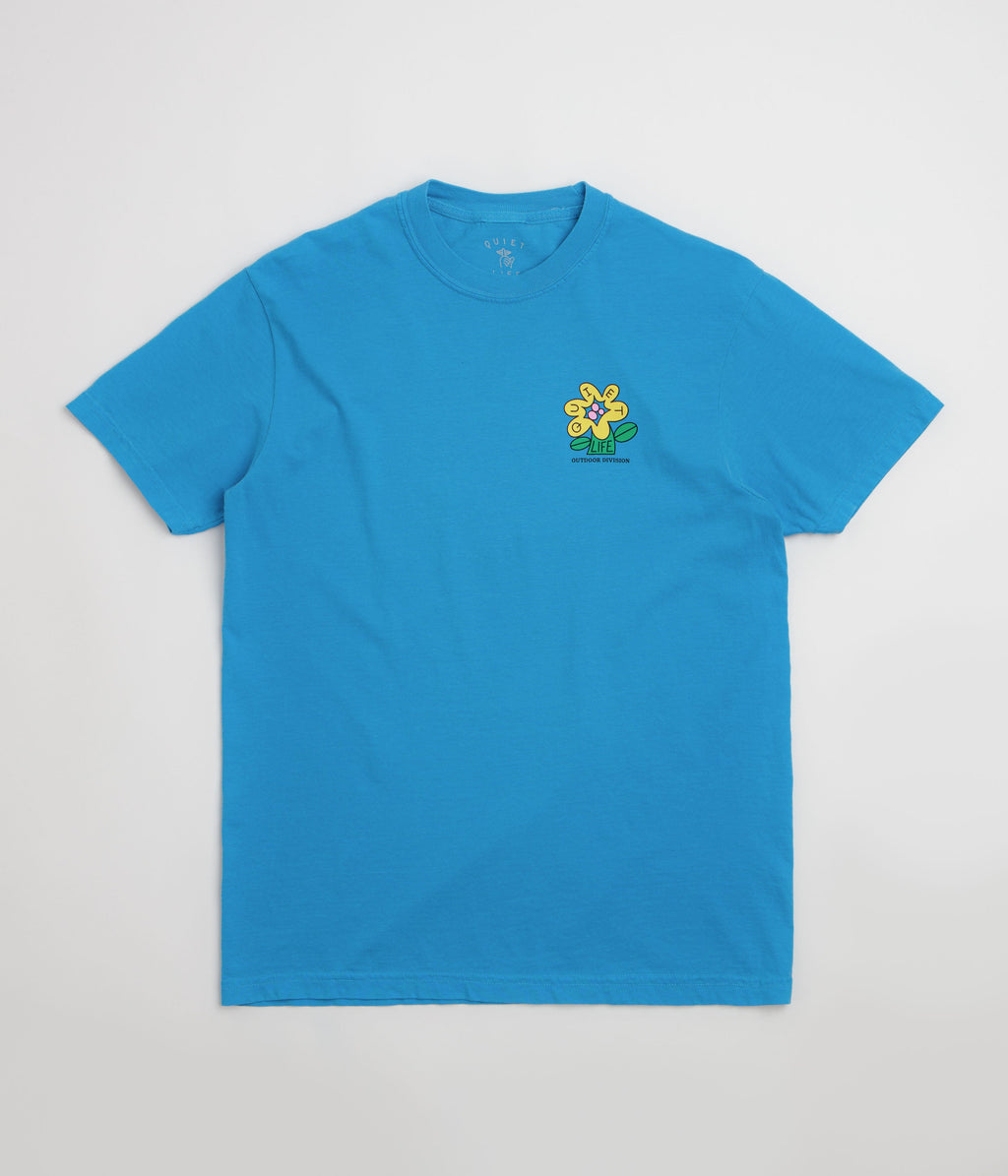 The Quiet Life Mutual Flourishing Pigment Dye T-Shirt - Blue