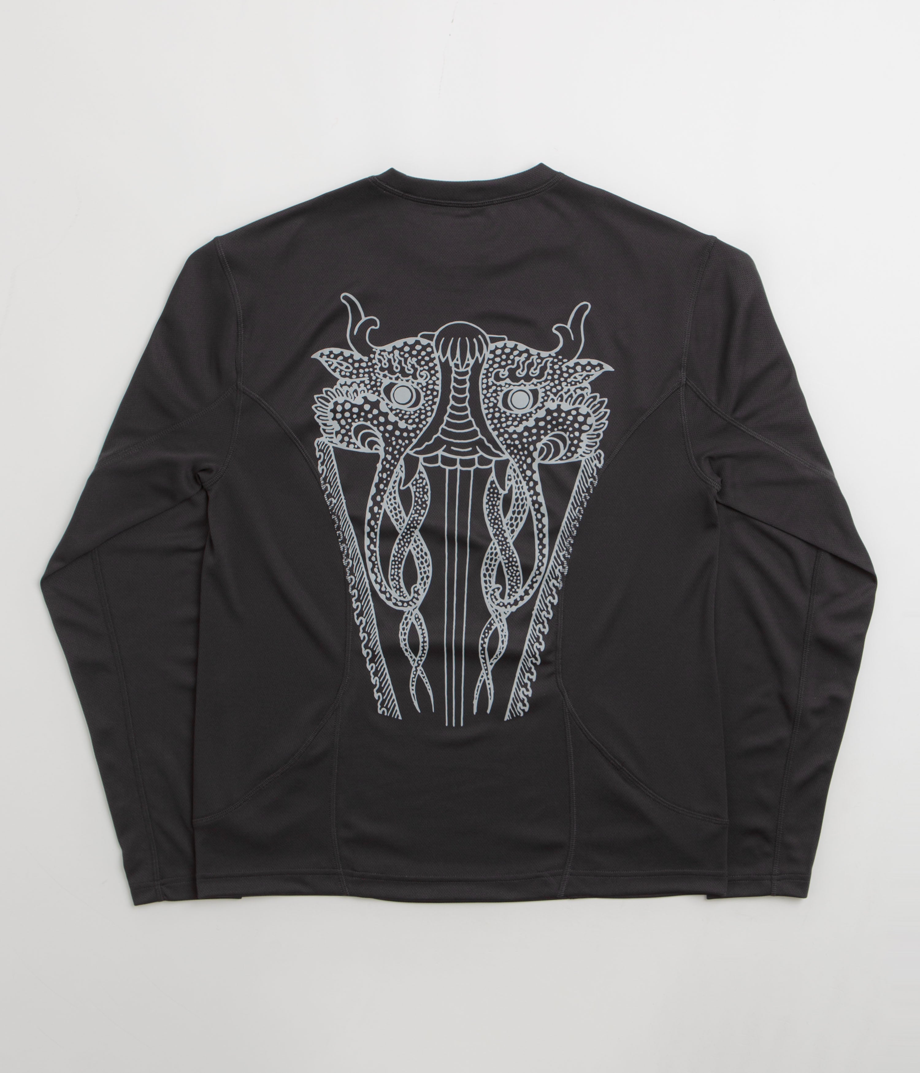 The Trilogy Tapes 3M Winter Running Long Sleeve T-Shirt - Black
