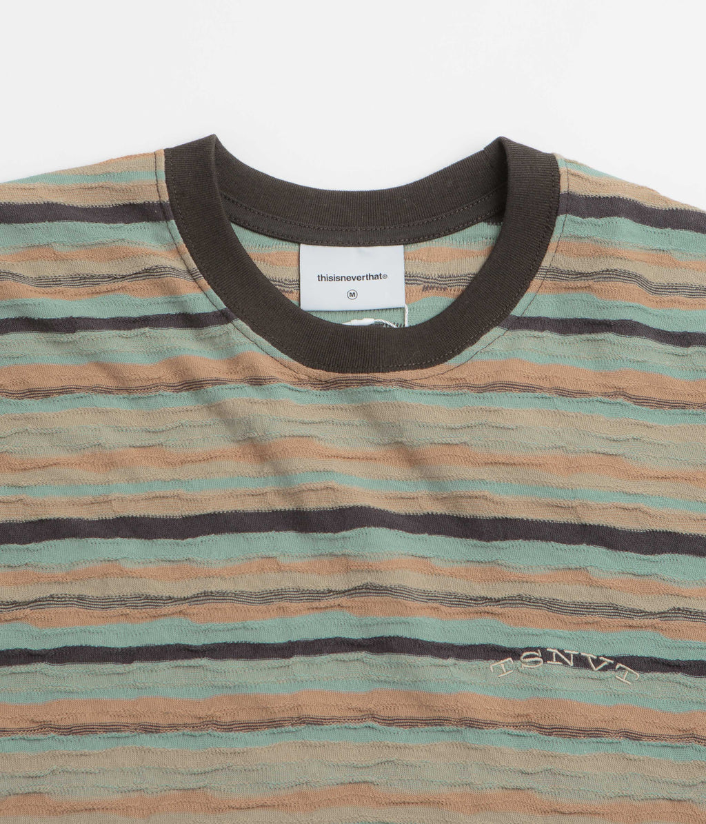 thisisneverthat Wave Jacquard T-Shirt - Burnt Orange