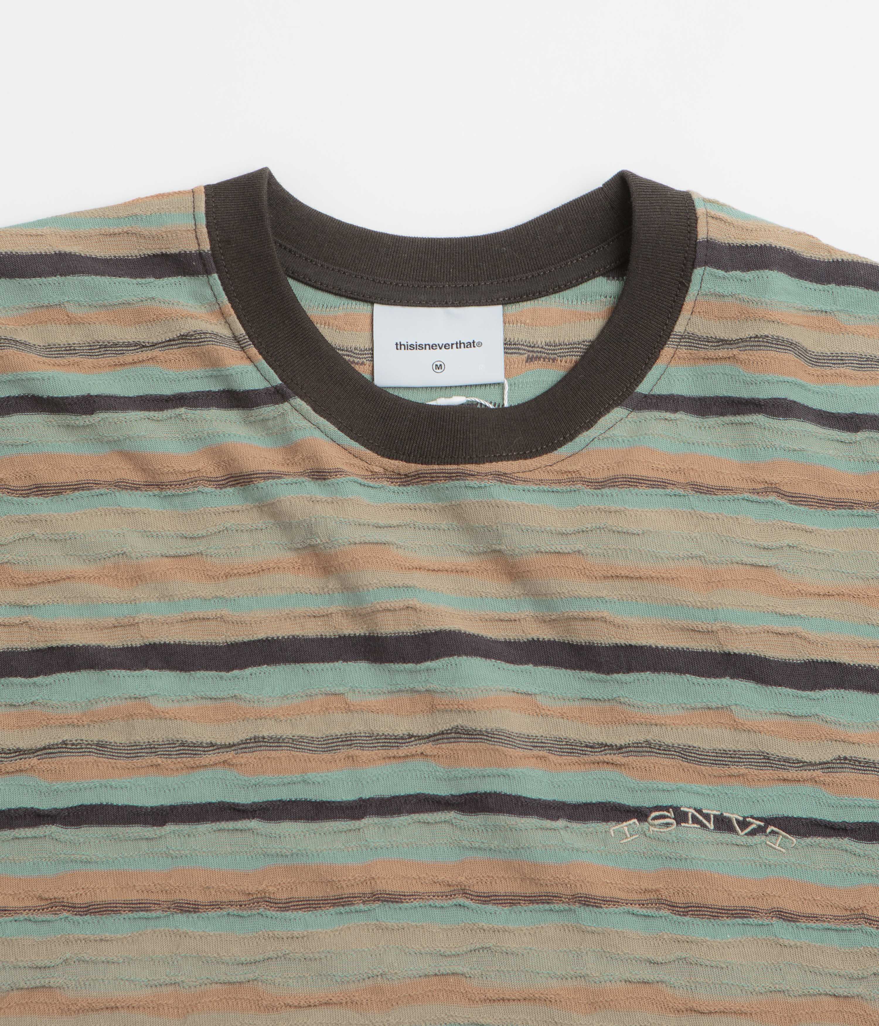thisisneverthat Wave Jacquard T-Shirt - Burnt Orange