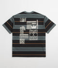 Token Fences T-Shirt - Grey Striped