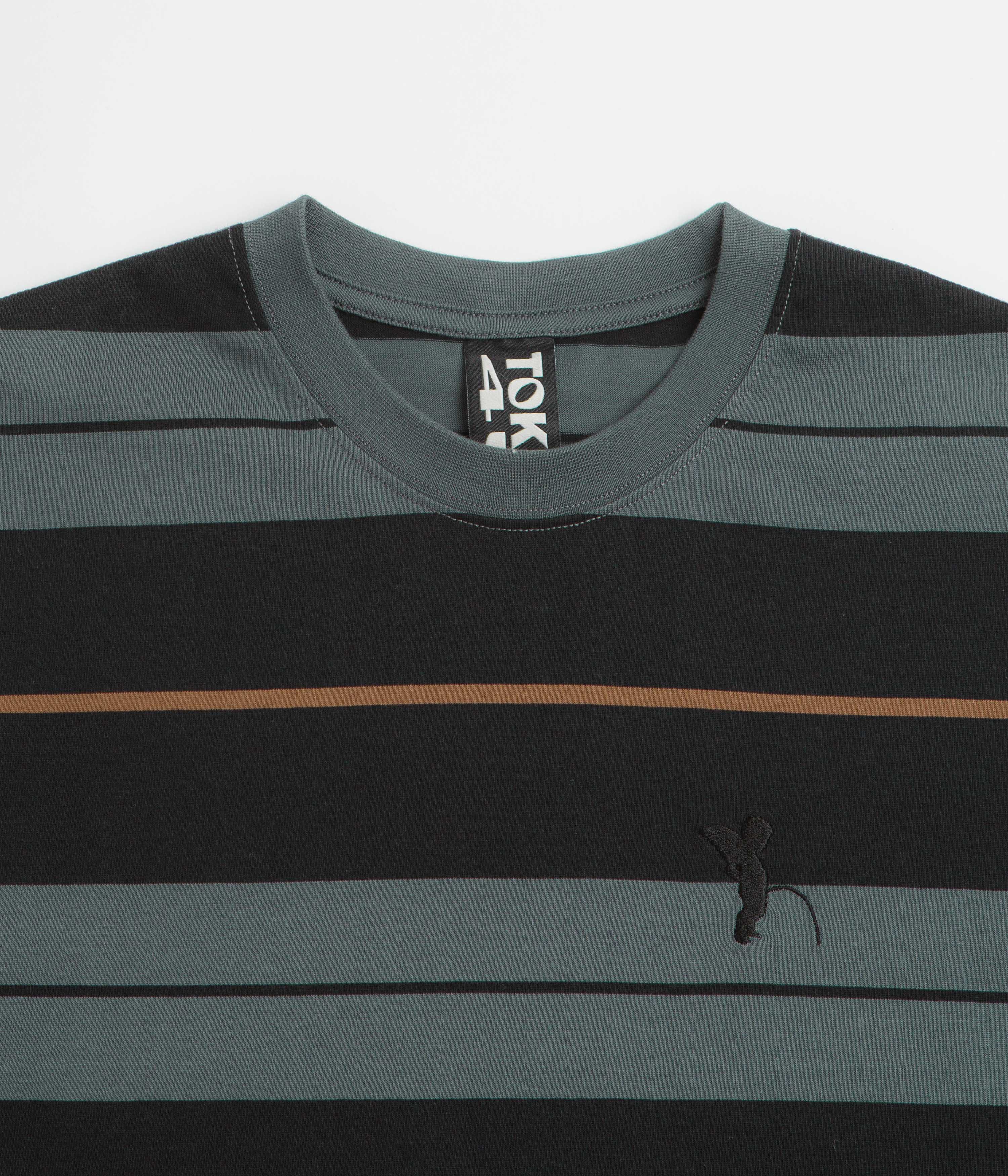 Token Fences T-Shirt - Grey Striped
