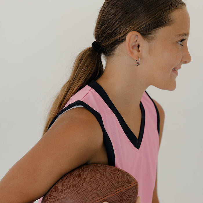 Touchdown Enamel Hoop Charm