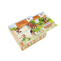 Trötsch Verlag Pettersson und Findus Memo aus Holz 11,5 x 11,5 x 3,5 cm