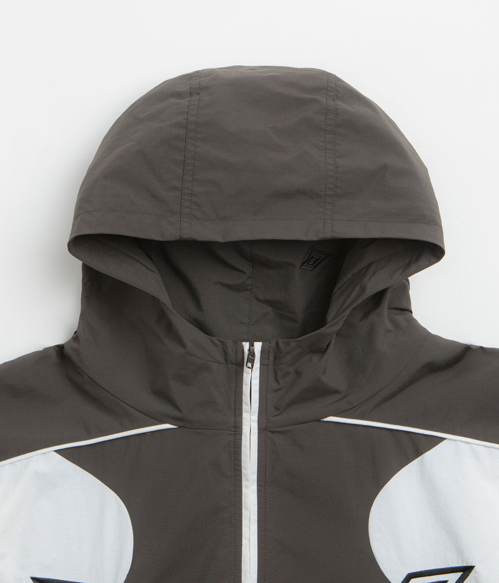 Umbro Guarding Masked Tracksuit Jacket - White / Dark Olive