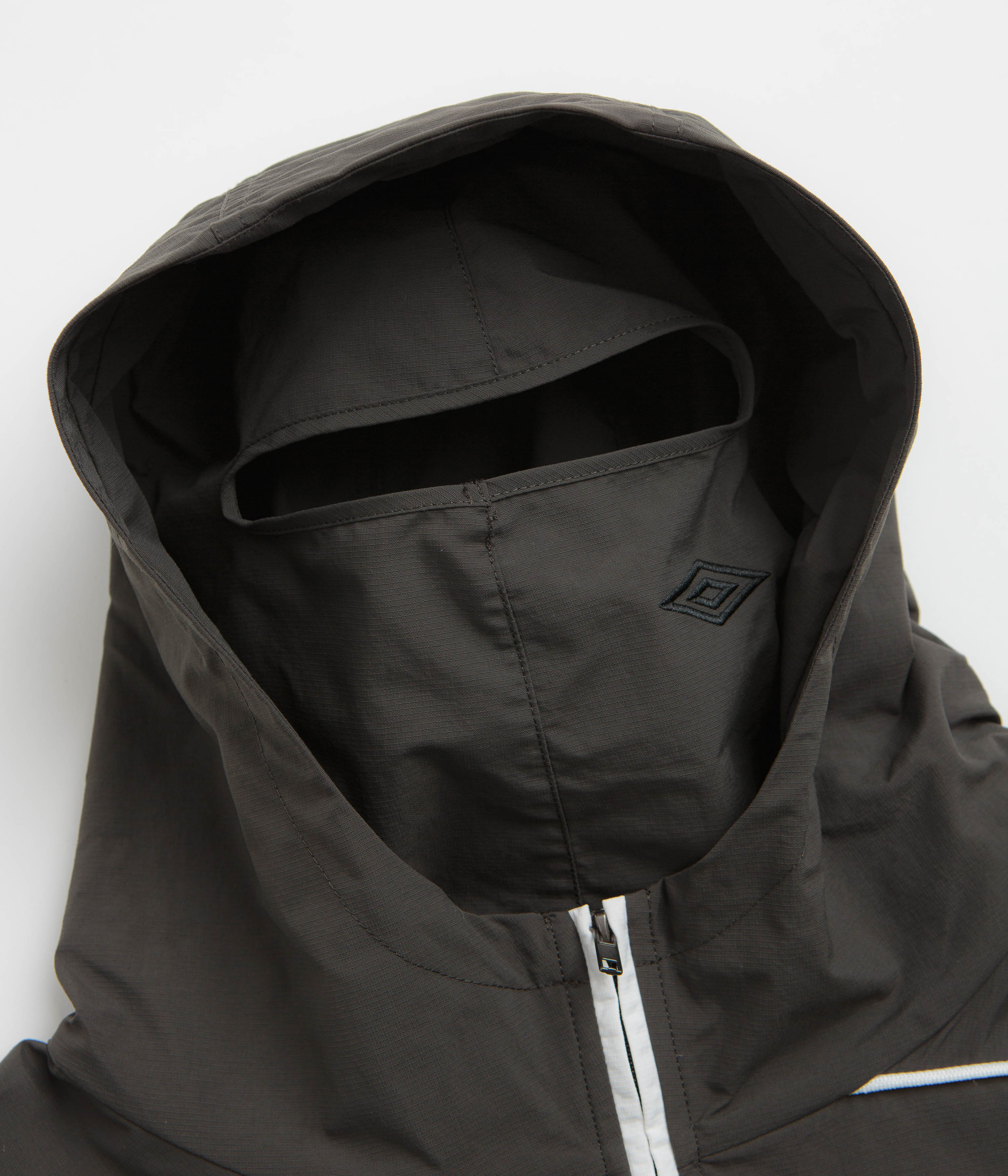 Umbro Guarding Masked Tracksuit Jacket - White / Dark Olive