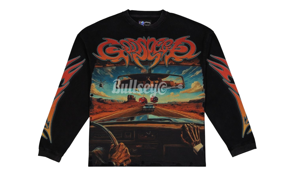 Godspeed On The Run Washed Black Longsleeve T-Shirt