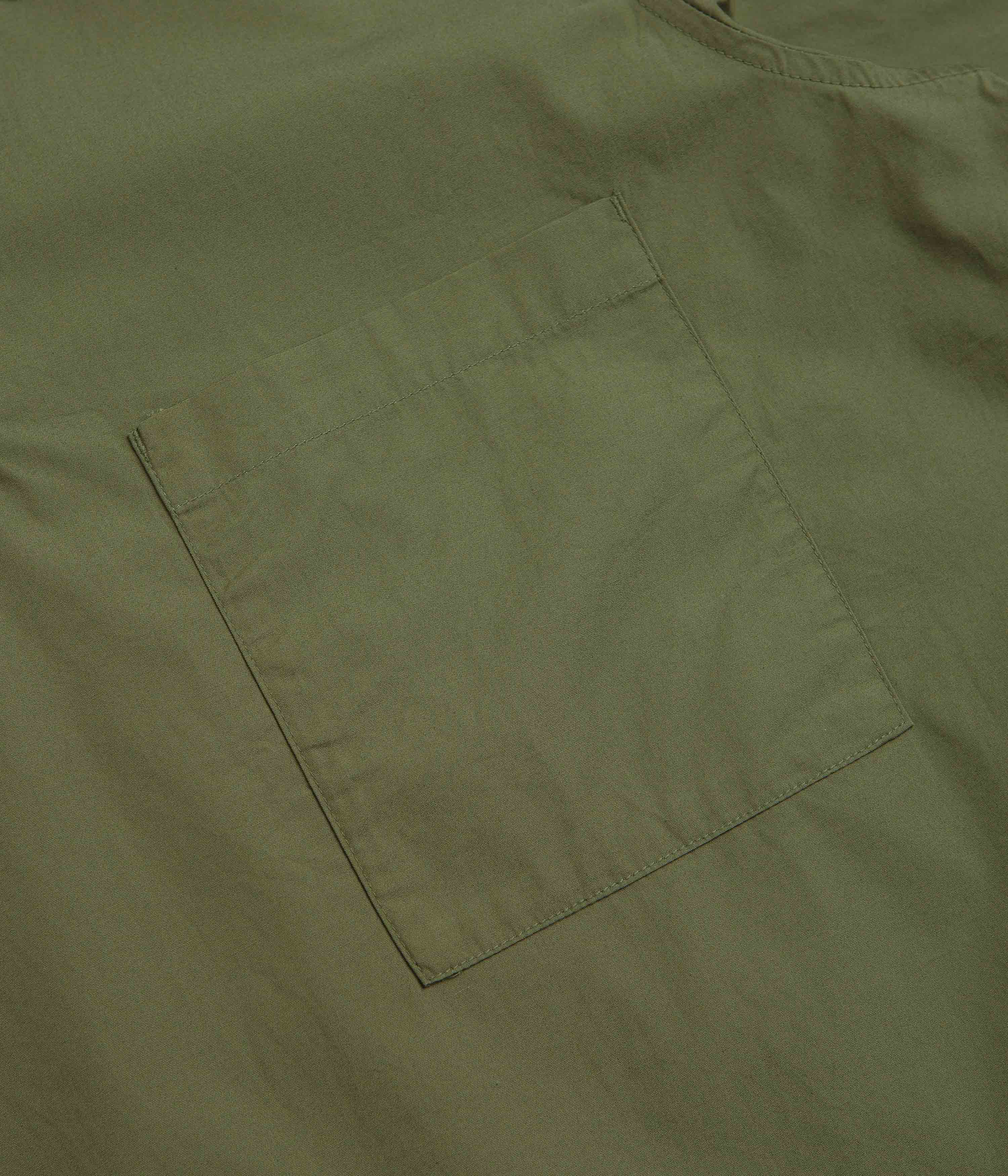 Universal Works Ewan Short Sleeve Shirt - Olive