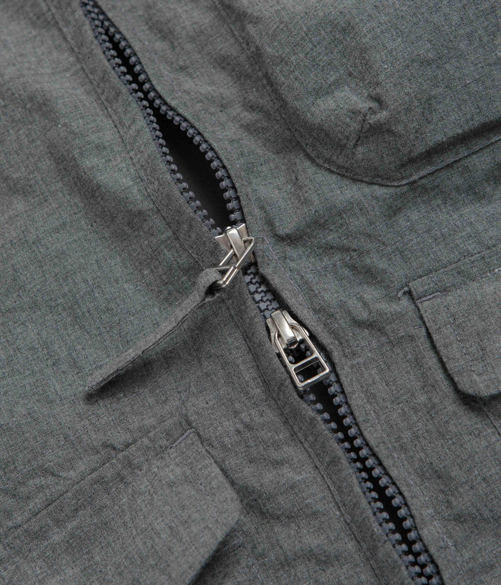 Universal Works Parachute Liner Gilet - Charcoal
