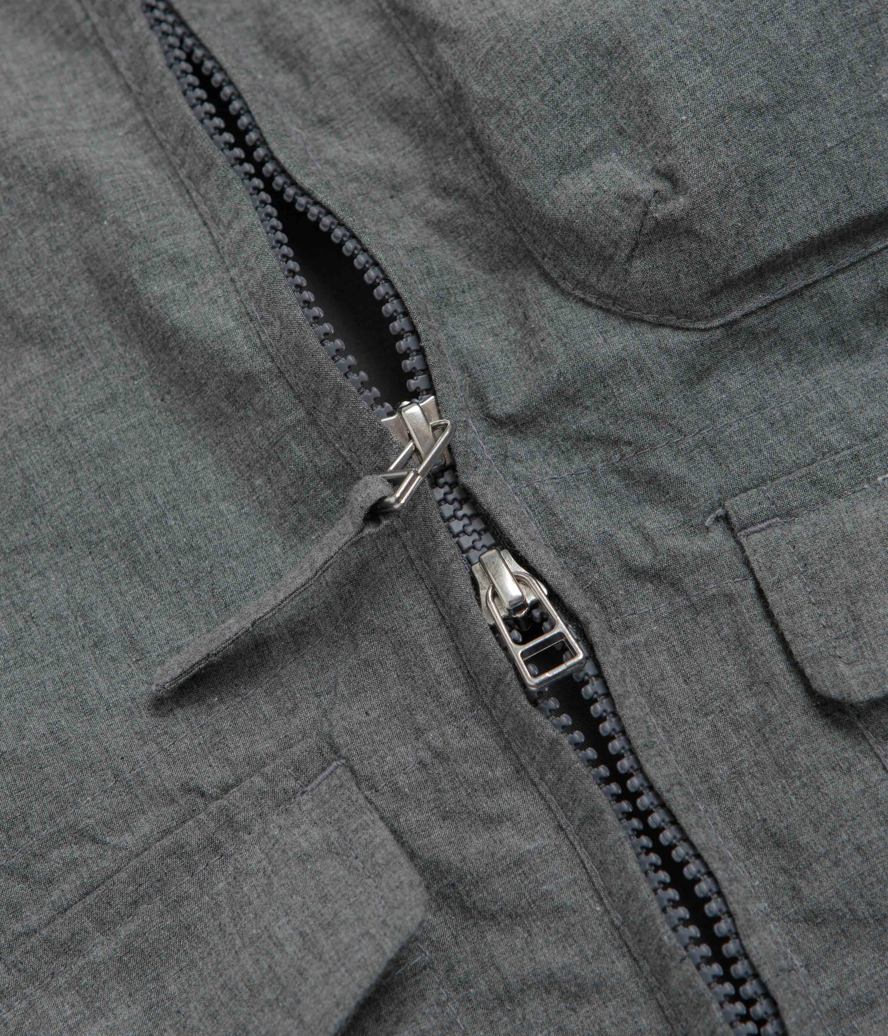 Universal Works Parachute Liner Gilet - Charcoal
